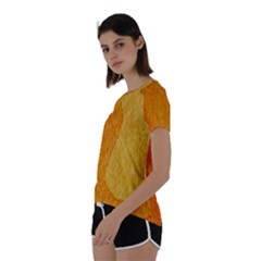 Short Sleeve Open Back T-Shirt 