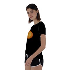 Short Sleeve Open Back T-Shirt 