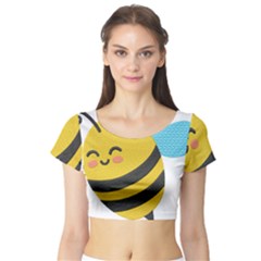 Short Sleeve Crop Top 