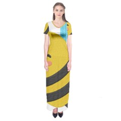 Short Sleeve Maxi Dress 