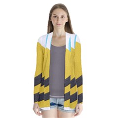 Drape Collar Cardigan 