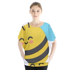 Batwing Chiffon Blouse 