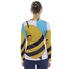 V-Neck Long Sleeve Top 