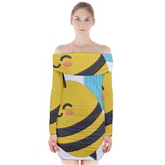 Long Sleeve Off Shoulder Dress 