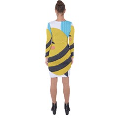 Asymmetric Cut-Out Shift Dress 