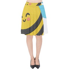 Velvet High Waist Skirt 