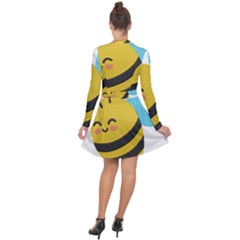 Long Sleeve Panel Dress 