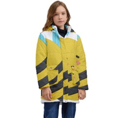 Kids  Hooded Longline Puffer Jacket 