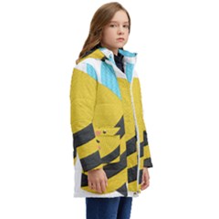 Kids  Hooded Longline Puffer Jacket 