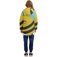 Kids  Hooded Longline Puffer Jacket 