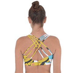 Cross String Back Sports Bra 
