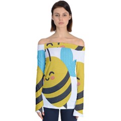Off Shoulder Long Sleeve Top 