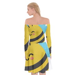 Off Shoulder Skater Dress 