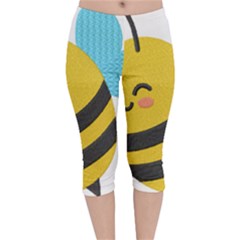 Velvet Capri Leggings  