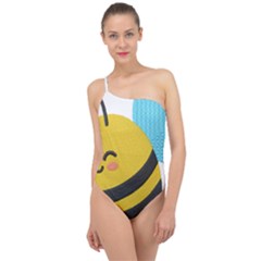 Classic One Shoulder Swimsuit 