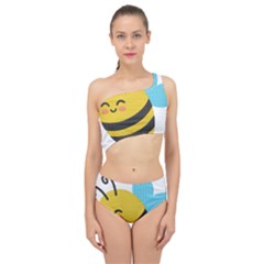 Spliced Up Two Piece Swimsuit 