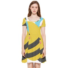 Inside Out Cap Sleeve Dress 
