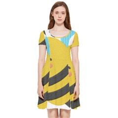 Inside Out Cap Sleeve Dress 