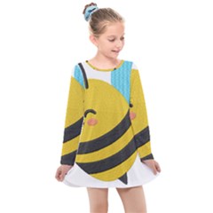 Kids  Long Sleeve Dress 