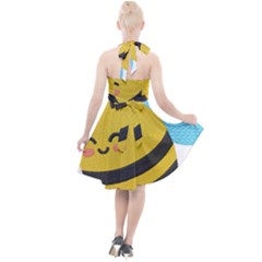 Halter Party Swing Dress  