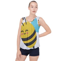 Bubble Hem Chiffon Tank Top 