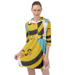 Mini Skater Shirt Dress 