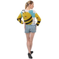 Banded Bottom Chiffon Top 