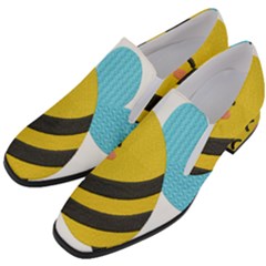 Women Slip On Heel Loafers 