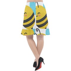Fishtail Chiffon Skirt 