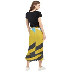 Maxi Fishtail Chiffon Skirt 