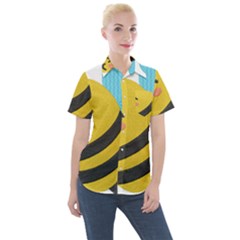 Women s Short Sleeve Pocket Shirt 