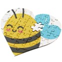 Wooden Puzzle Heart 