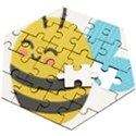 Wooden Puzzle Hexagon 