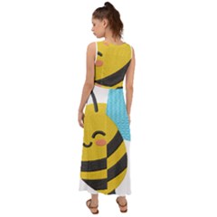 V-Neck Chiffon Maxi Dress 