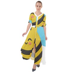 Waist Tie Boho Maxi Dress 