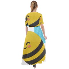 Waist Tie Boho Maxi Dress 