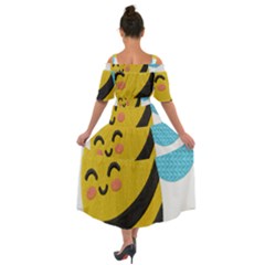 Shoulder Straps Boho Maxi Dress  
