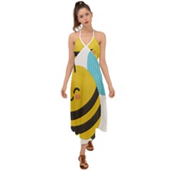 Halter Tie Back Dress  