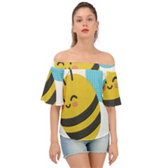 Off Shoulder Short Sleeve Top 