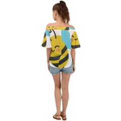 Off Shoulder Short Sleeve Top 