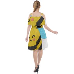 Cut Out Shoulders Dress 