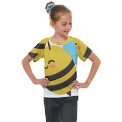 Kids  Mesh Piece T-Shirt 