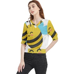 Quarter Sleeve Blouse 