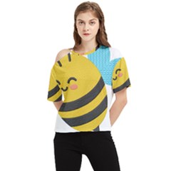 One Shoulder Cut Out T-Shirt 