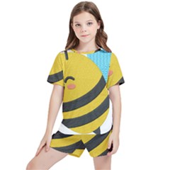 Kids  T-Shirt And Sports Shorts Set 