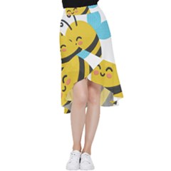 Frill Hi Low Chiffon Skirt 