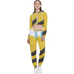 Cropped Zip Up Lounge Set 