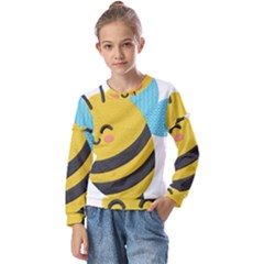 Kids  Long Sleeve T-Shirt with Frill  