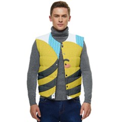 Men s Button Up Puffer Vest	 