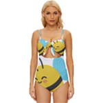 Screenshot 2021-12-26 11 27 21 Am Knot Front One-Piece Swimsuit